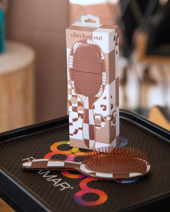 Checked Out Chocolate - Detangle Brush