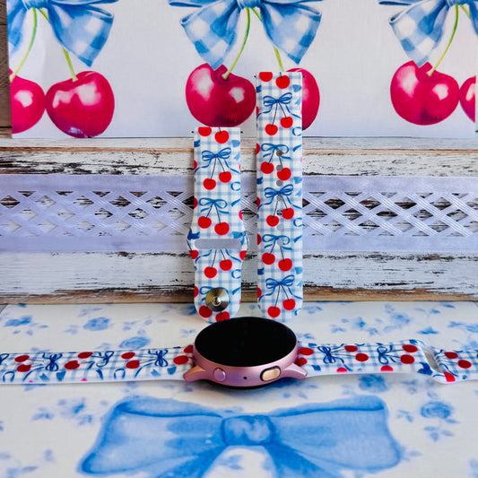 Cherry on Top Print Silicone Band For Samsung Watch