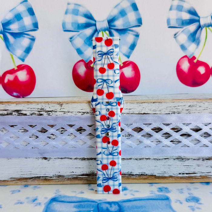 Cherry on Top Print Silicone Band For Samsung Watch