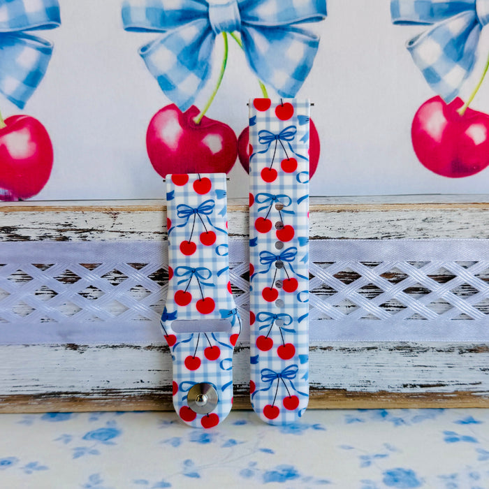 Cherry on Top Print Silicone Band For Samsung Watch