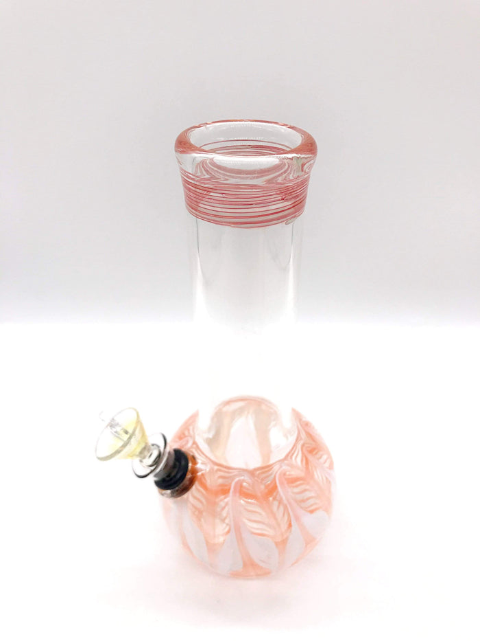 Smoke Station Water Pipe Classic bulb beaker water pipes with rake (8” tall)