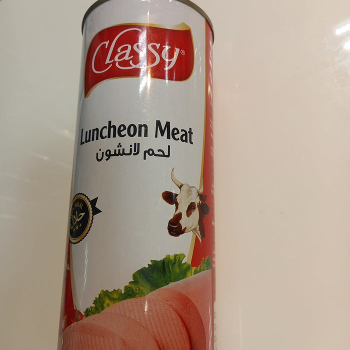 Classy luncheon meat
