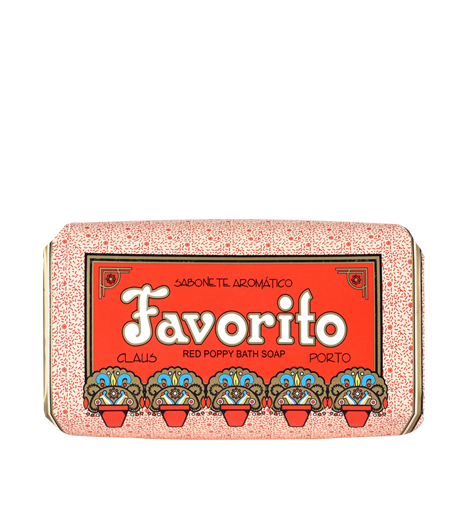 Claus Porto - Favorito Red Poppy Soap ( 5.3 oz )