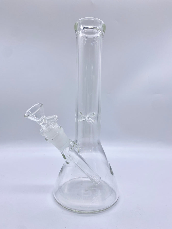 Clear Beaker Water Pipe w Ice Pinch