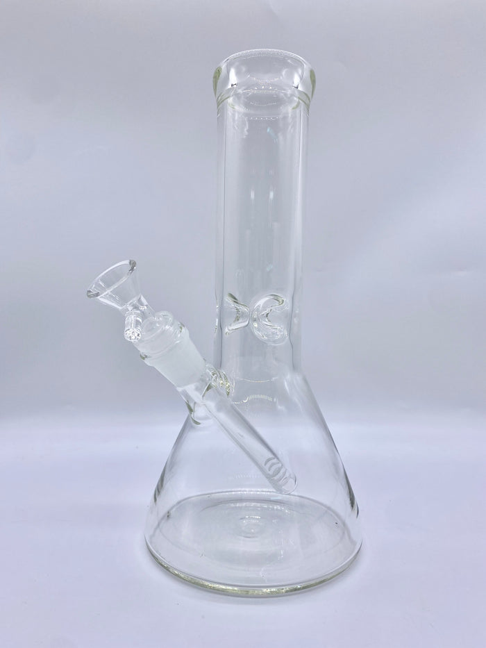 Clear Beaker Water Pipe w Ice Pinch