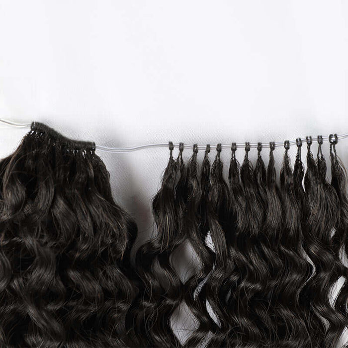 big curly human hair crochet extensions