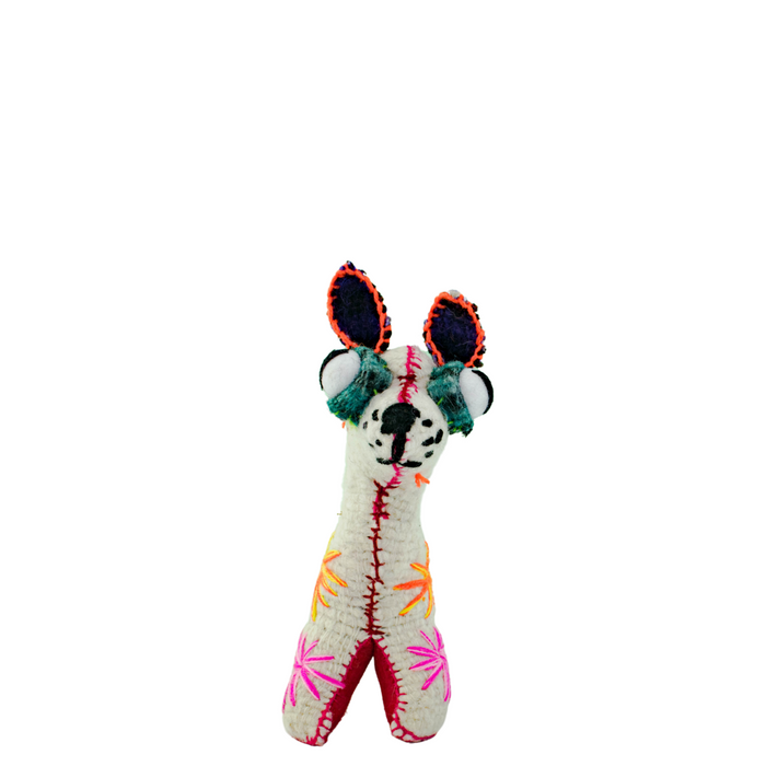 Coco the Chihuahua: Repurposed Wool Boho Decor - Mexico