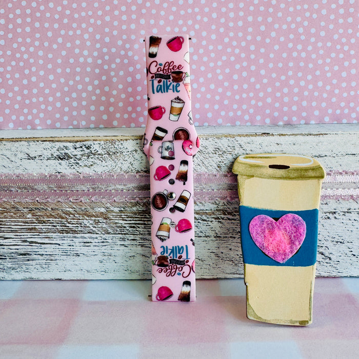 coffee before talkie samsung galaxy watch band 20mm silicone quick-release