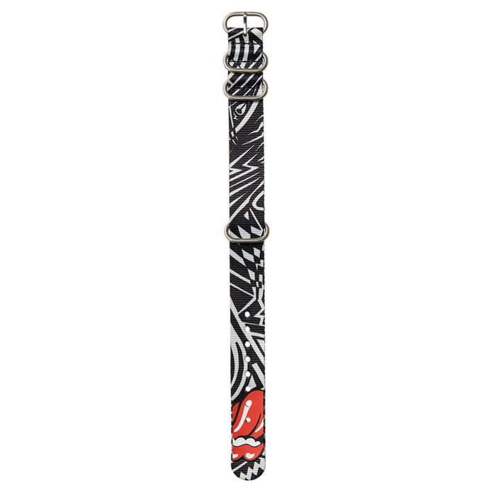 Correa Rolling Stones 20mm Natural Band Black Grey