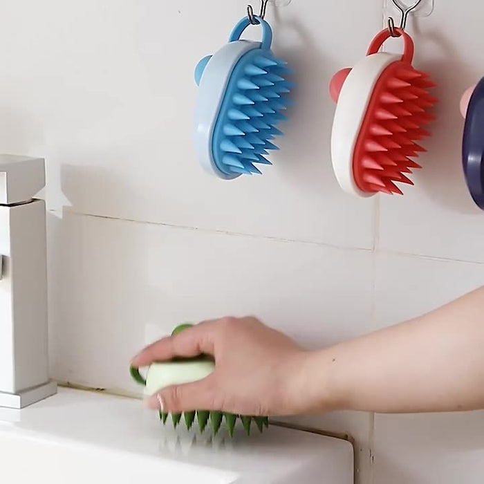 Creative Soft Gel Shampoo Bath Brush