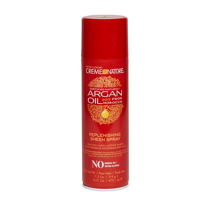 Creme Of Nature Argan Oil Replenishing Sheen Spray 16oz