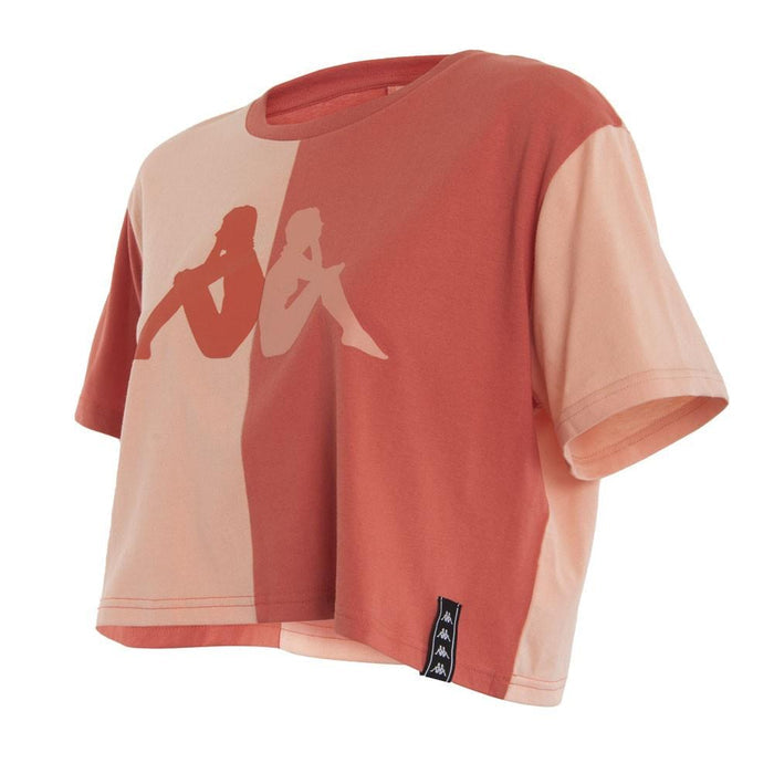 Crop Top Women Split Red Orange Omini