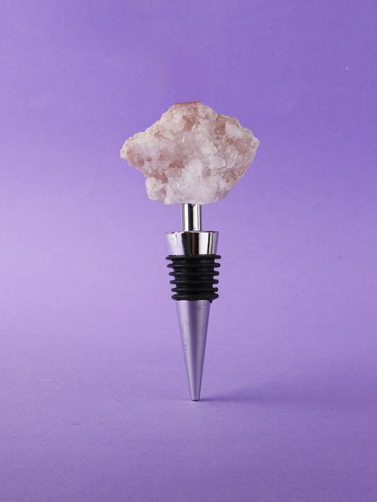 Crystal Wine Bottle Stopper | Geode-Image 1
