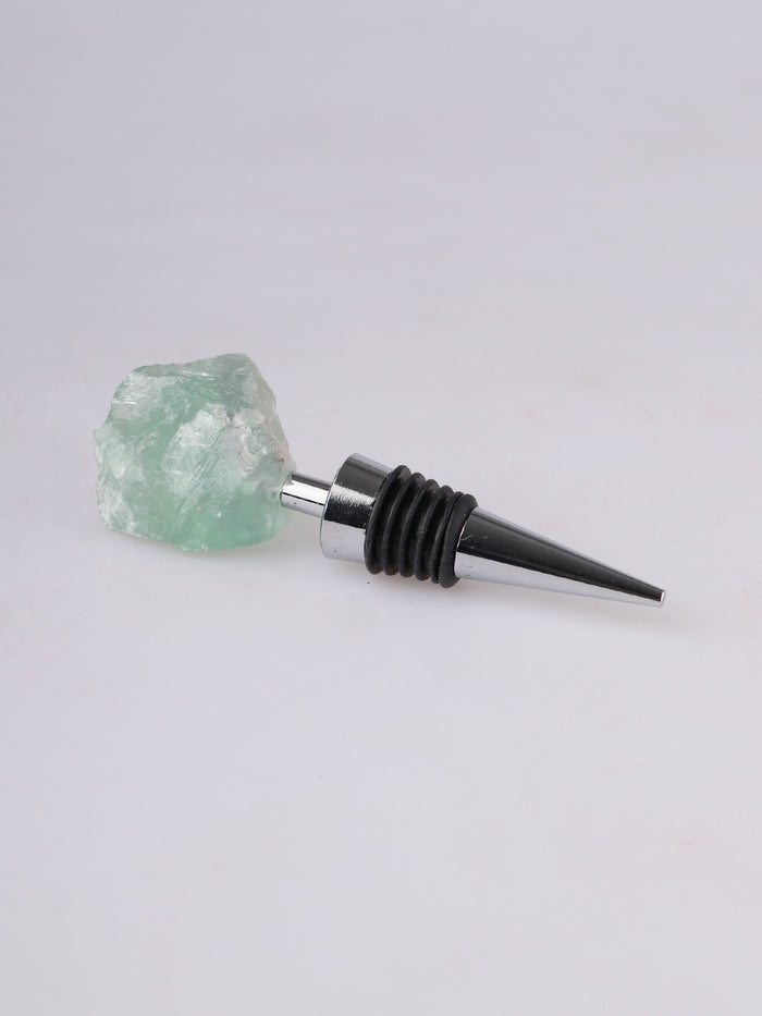 Crystal Wine Bottle Stopper | Fluorite-Image 2
