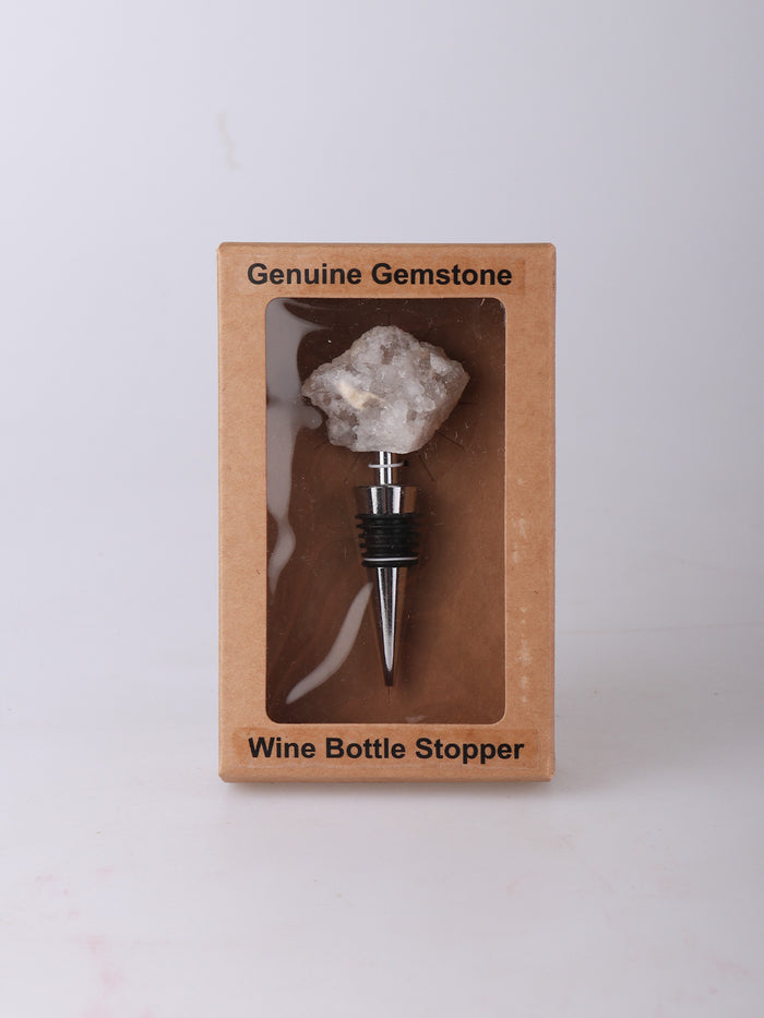 Crystal Wine Bottle Stopper | Geode-Image 3