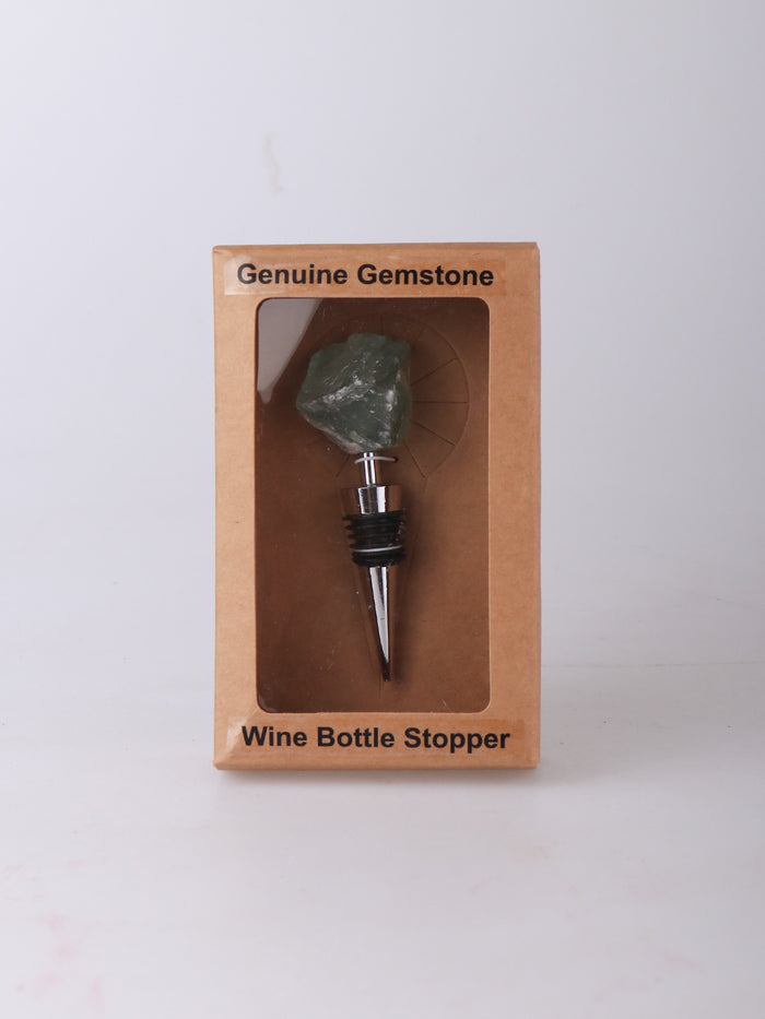Crystal Wine Bottle Stopper | Fluorite-Image 3