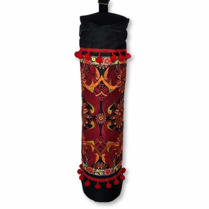 Daisy Embroidered Unique Boho Yoga Bag - Thailand