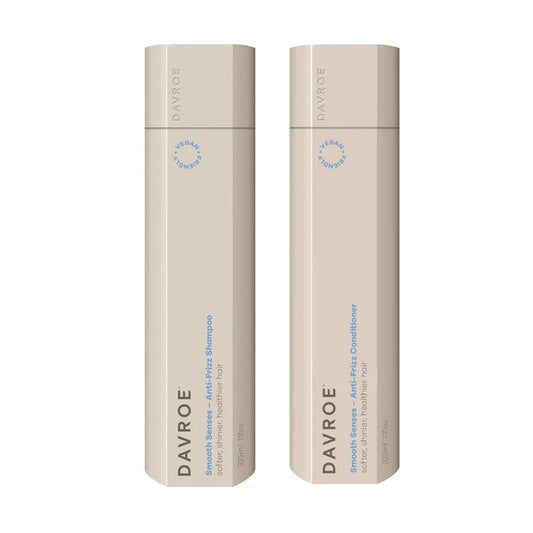 Davroe Smooth Senses Anti-Frizz Shampoo and Conditioner Duo - Haircare Superstore