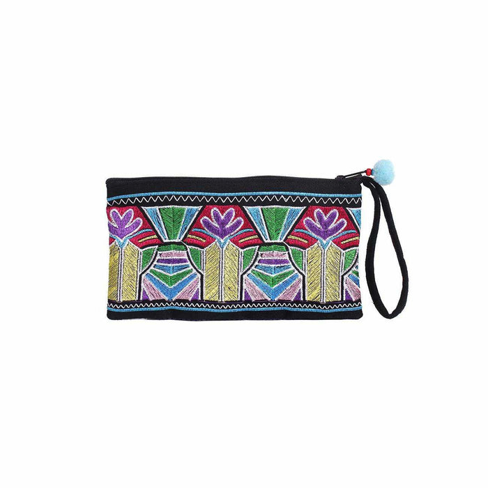 Deco Embroidered Wristlet - Thailand