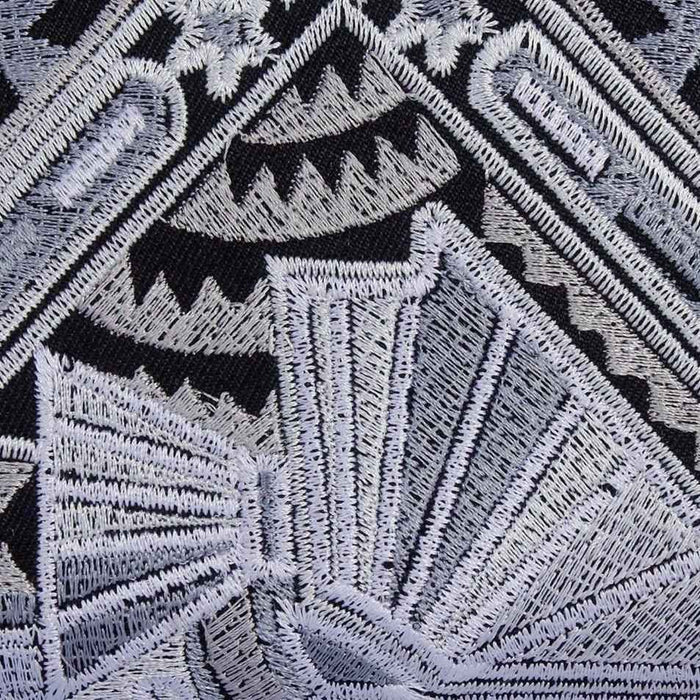 Deco Jaw Embroidered Wallet - Thailand