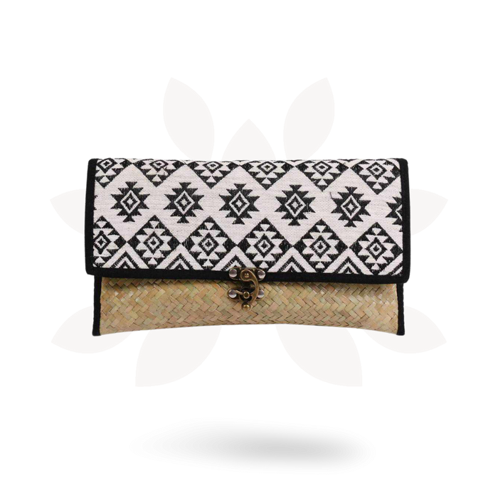 Diamond Rattan Embroidered Clutch - Thailand