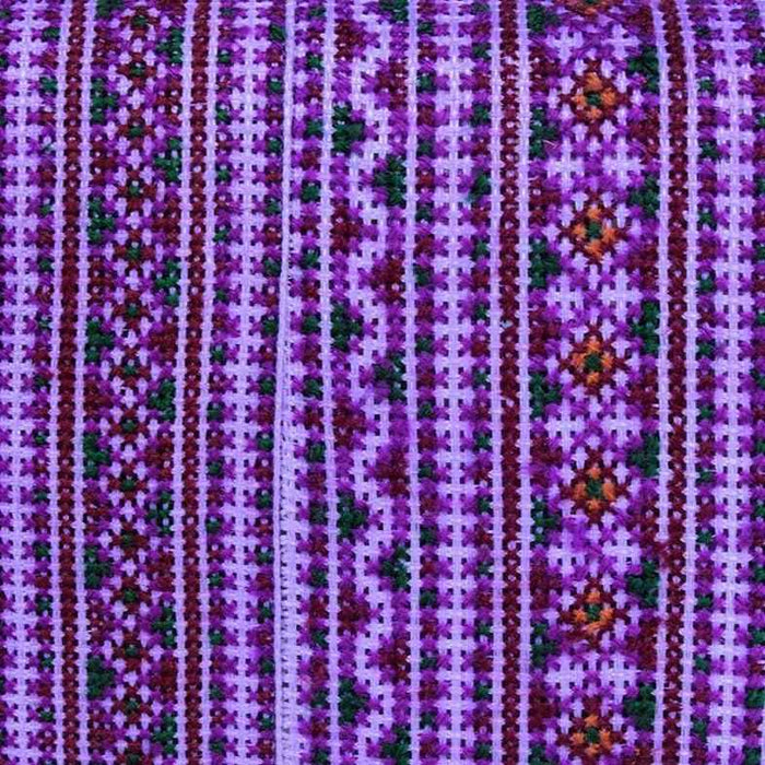 Diamond Upcycled Hmong Textile Cross-stitch Wallet - Thailand