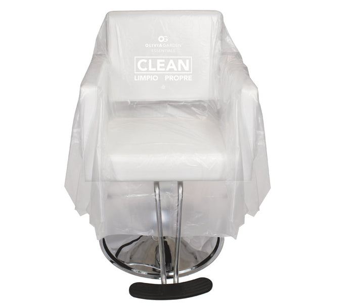 USAGE #1: Place cover on chair when client arrives. Client sits on cover. Discard when client leaves.
