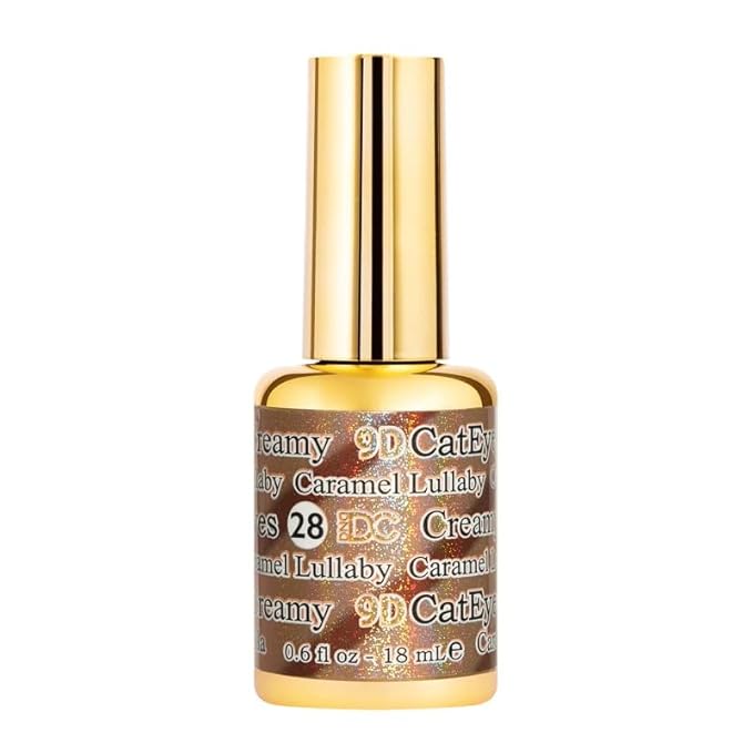 DND DC 9D Cateyes #28 – Caramel Lullaby, 0.6 OZ