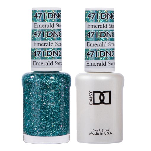 DND Gel Nail Polish Duo 471 - Emerald Stone