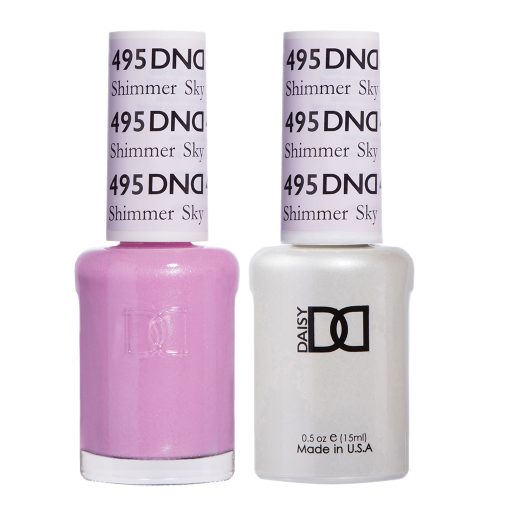 DND Gel Nail Polish Duo 495 - Shimmer Sky