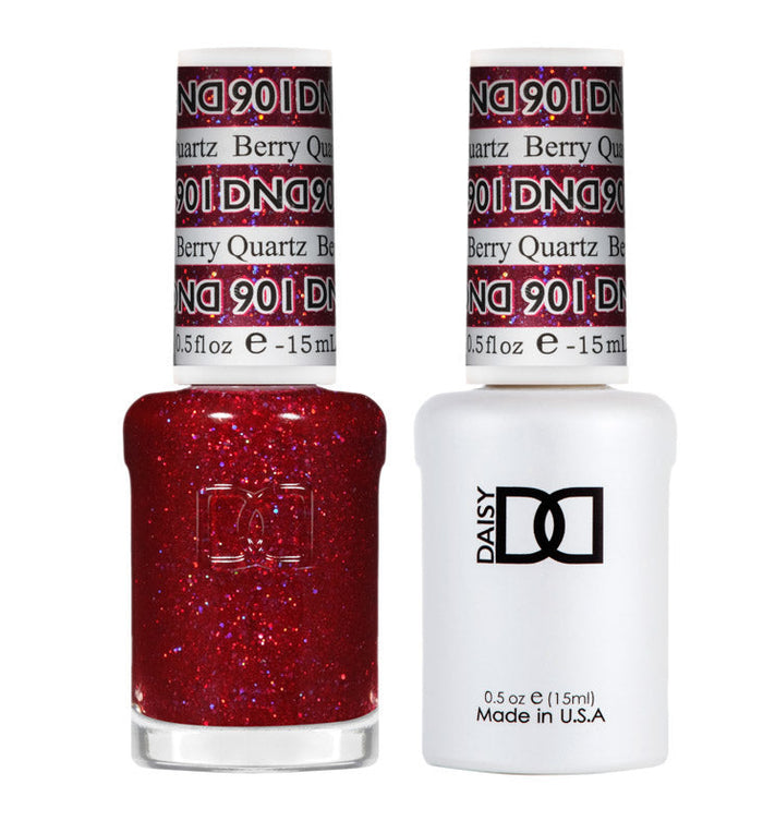 DND Gel Super Glitters  #901 Berry Quartz