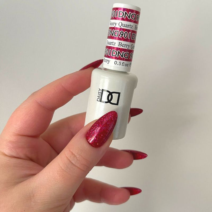 DND Gel Super Glitters  #901 Berry Quartz