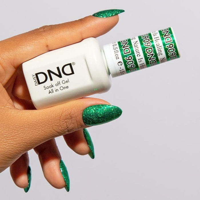 DND Gel Super Glitters  #909 Nature is Healing