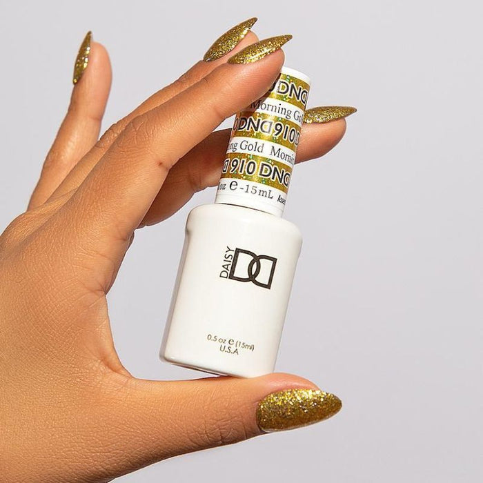 DND Gel Super Glitters  #910 Morning Gold