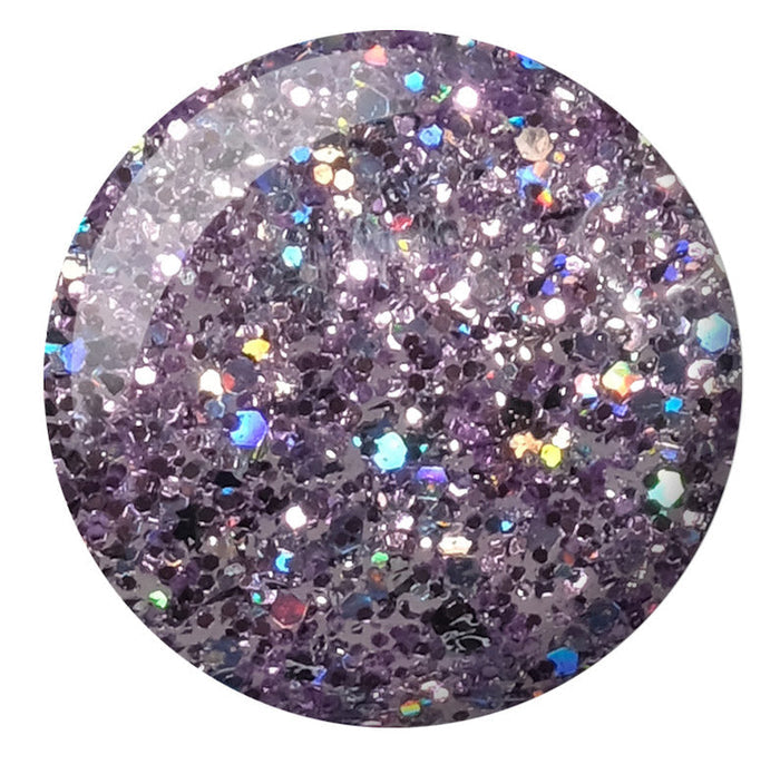 DND Gel Super Glitters  #912 Lavender Aura