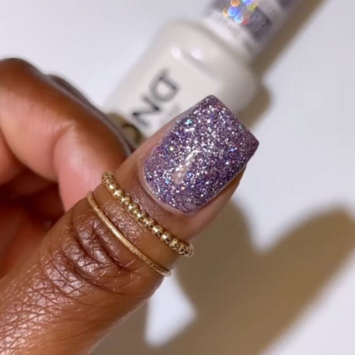 DND Gel Super Glitters  #912 Lavender Aura