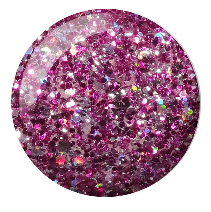 DND Gel Super Glitters #919 Magenta Magic
