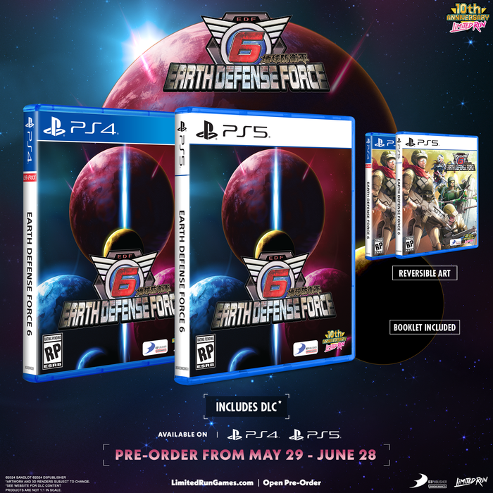 EARTH DEFENSE FORCE 6 Standard Edition (PS5, PS4)