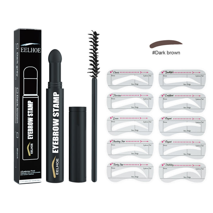 EELHOE Eyebrow Stamp Pen Dark Brown EELHOE COSMETICS