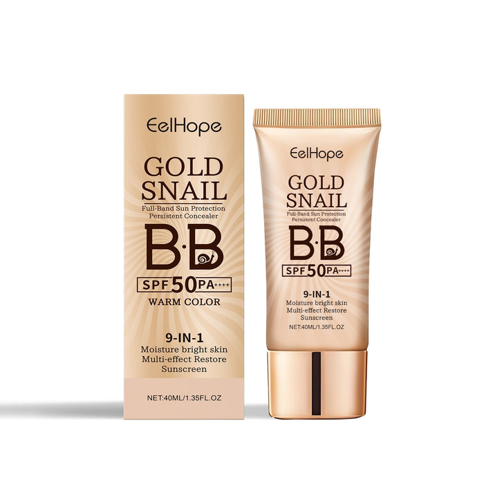 EELHOE Golden Snail Sunscreen BB Cream 3-in-1 Skincare + Sunscreen + Makeup EELHOE COSMETICS