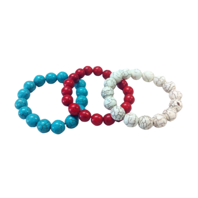 Elastic Bead Ball Stackable Bracelet - Thailand