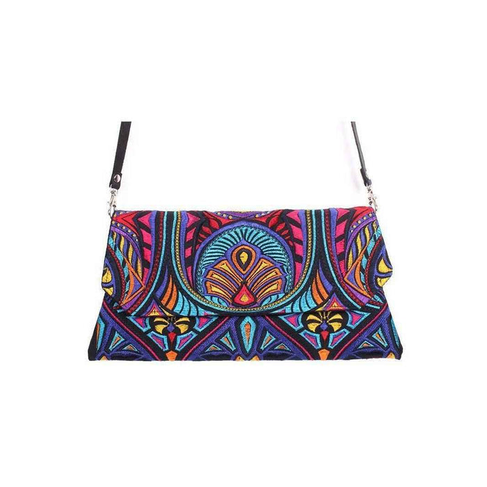 Embroidered Convertible Clutch | Crossbody Bag - Thailand
