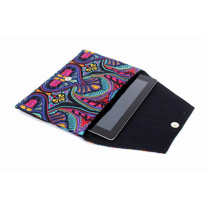Embroidered Envelope Clutch | iPad Bag - Thailand