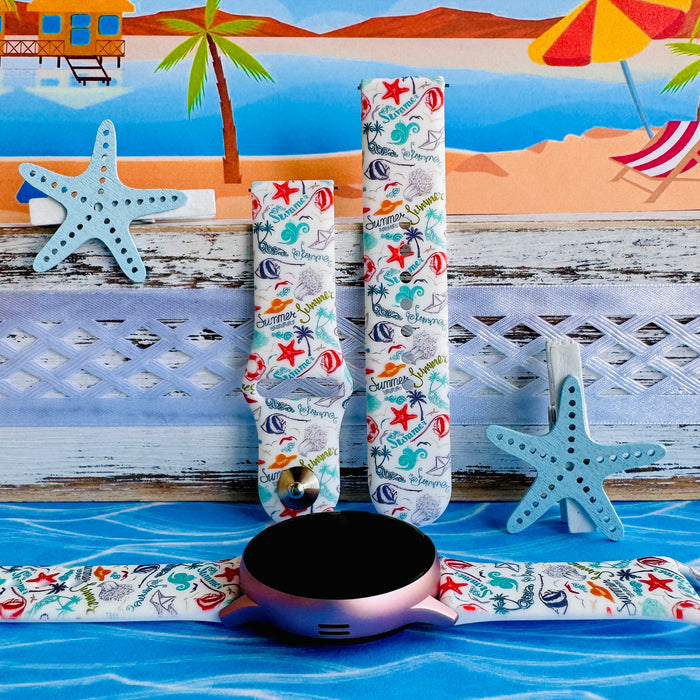 Endless Summer Print Silicone Band For Samsung Watch