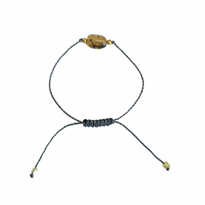 Erika Single Amber Pull String Friendship Bracelet  - Mexico