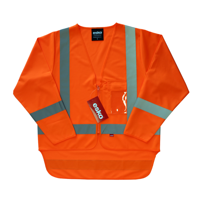 Esko Hi-vis Long Sleeve Safety Vest | Orange | HVLO