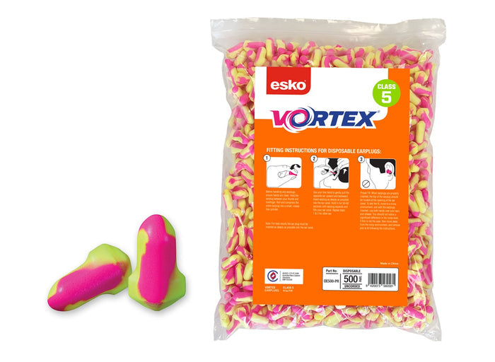 Esko Vortex Earplugs T-Shaped Uncorded Refill