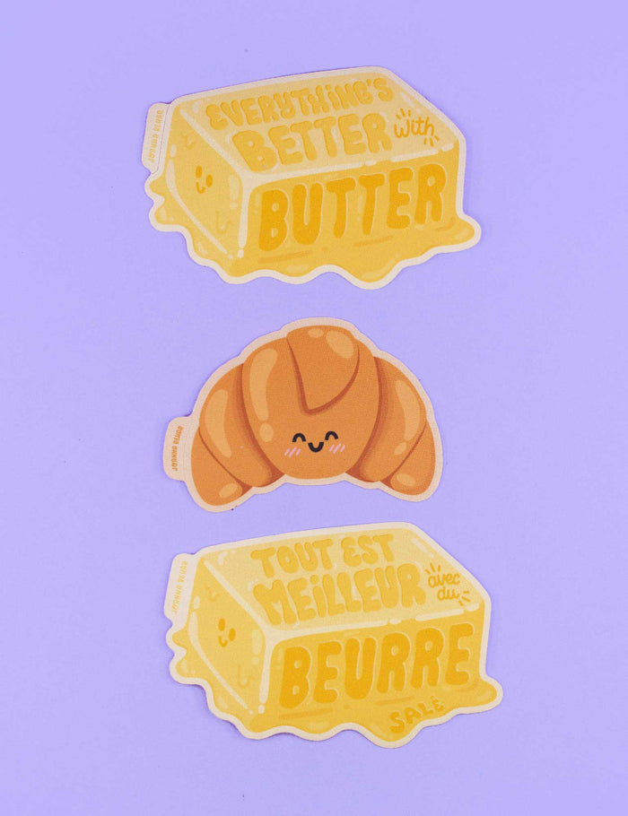 Everything is better with butter sticker