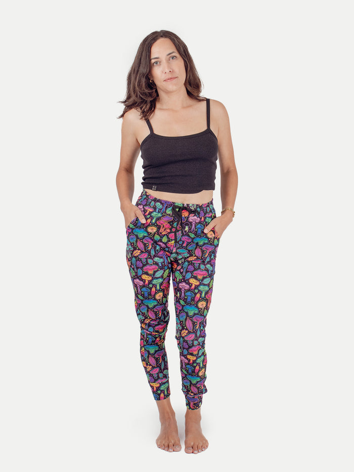 Festival Jogger Pants | Mushroom Psychedelic-Image 4