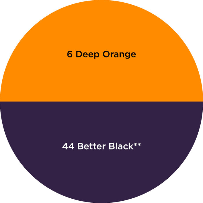 Palette / Small Halloween #1 (2 Colors): 6 Deep Orange - 44 Better Black**